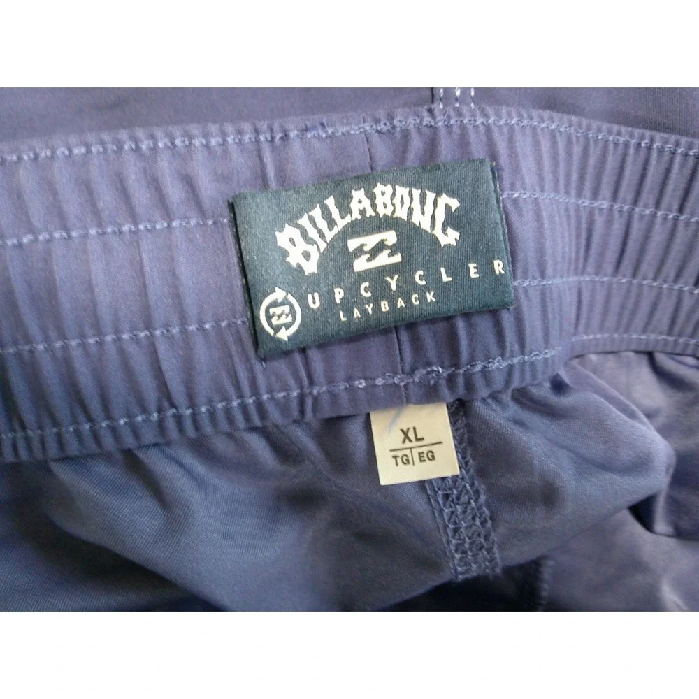 Billabong Swim Trunks Mens XL Blue All Day Layback Recycler Board Shorts NWT